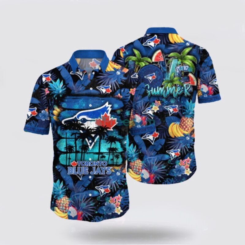 MLB Toronto Blue Jays Hawaiian Shirt Perfect Fusion Baseball And Hawaiian Style For Fans
