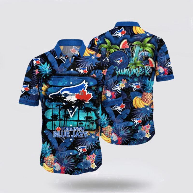 MLB Toronto Blue Jays Hawaiian Shirt The Perfect Combination Of Baseball For Fans