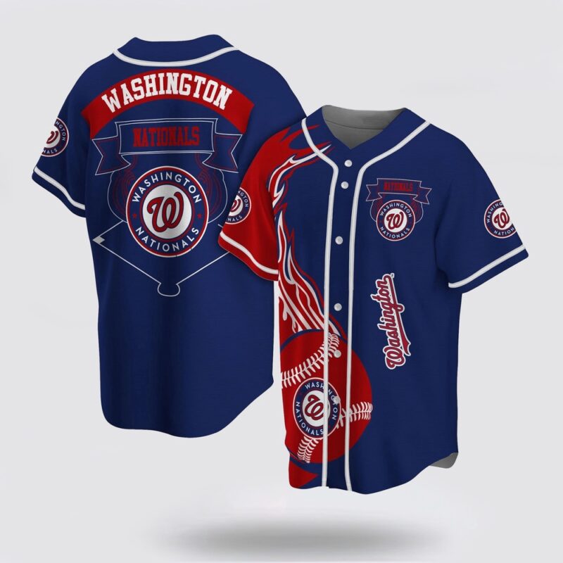 MLB Washington Nationals Baseball Jersey Classic Design For Fans Jersey