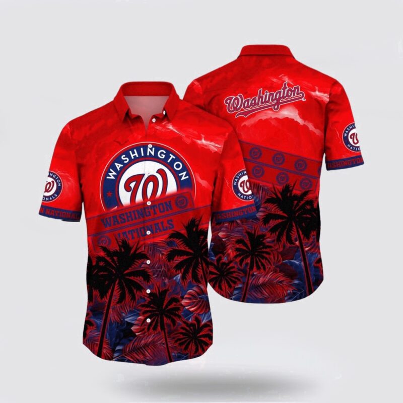 MLB Washington Nationals Hawaiian Shirt Dive Into Tropical Style For Fans