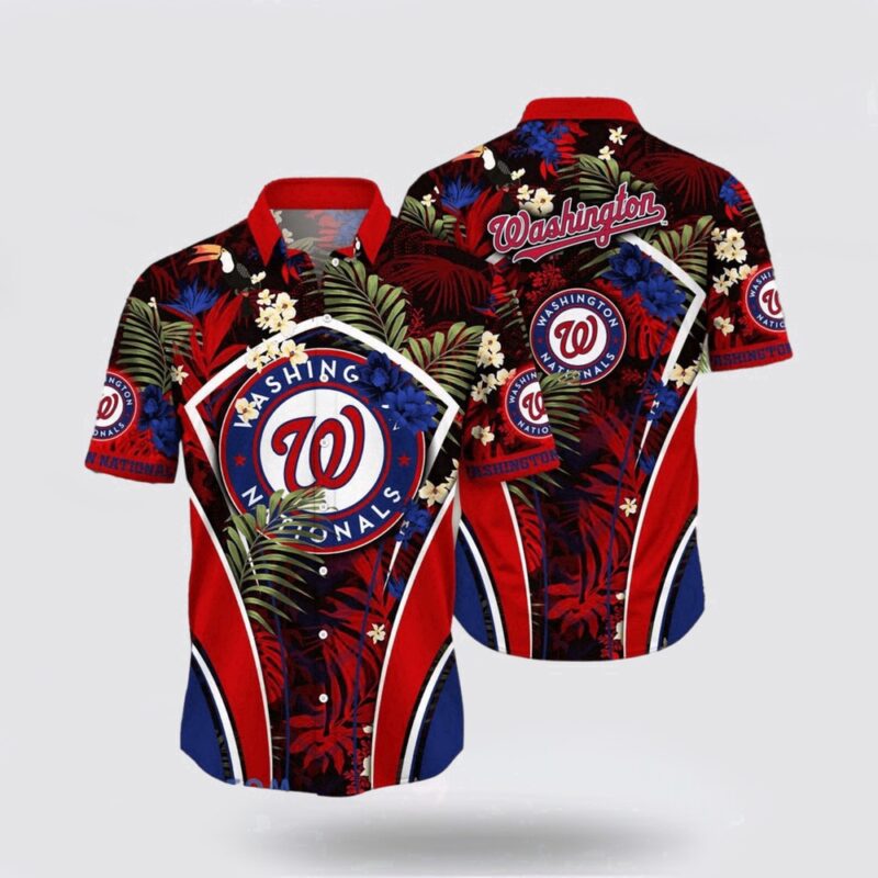 MLB Washington Nationals Hawaiian Shirt Embrace The Energetic Summer With Fashionable For Fans