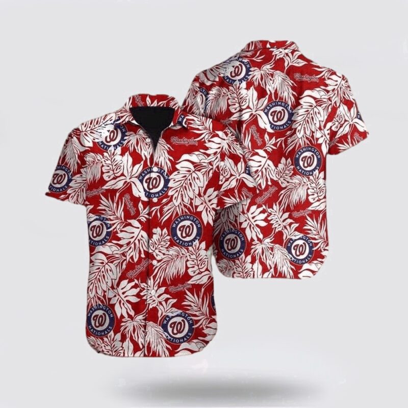 MLB Washington Nationals Hawaiian Shirt Free Your Spirit With Cool Coastal Fashion For Fans