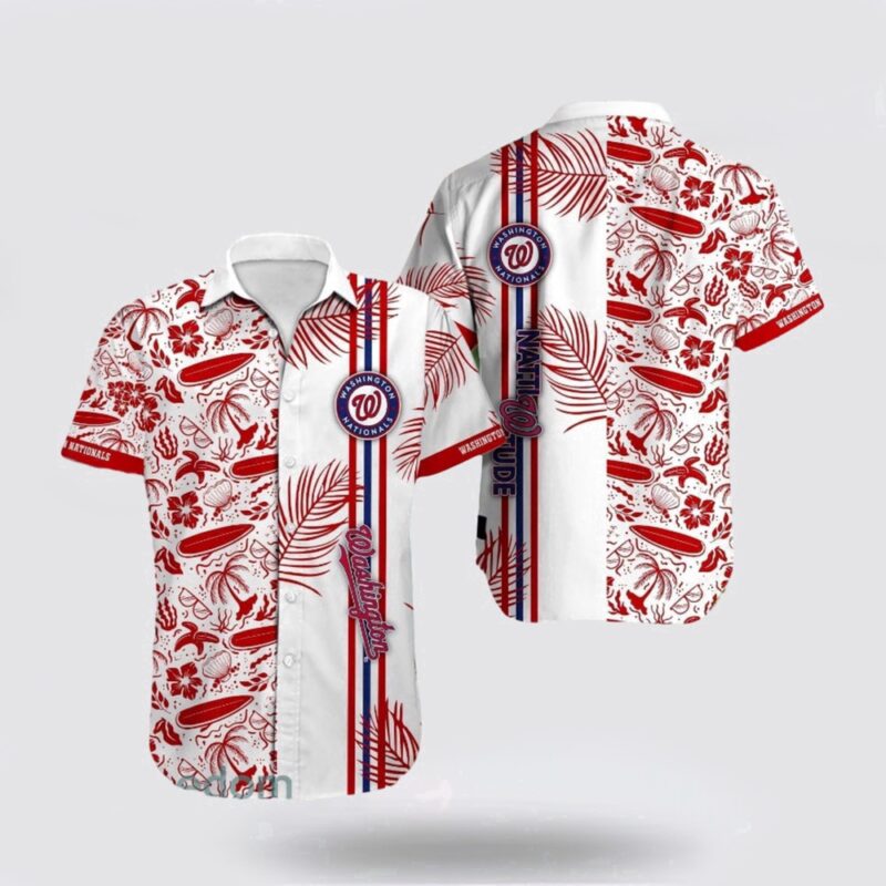 MLB Washington Nationals Hawaiian Shirt Let Your Imagination Soar In Summer With Eye-Catching For Fans