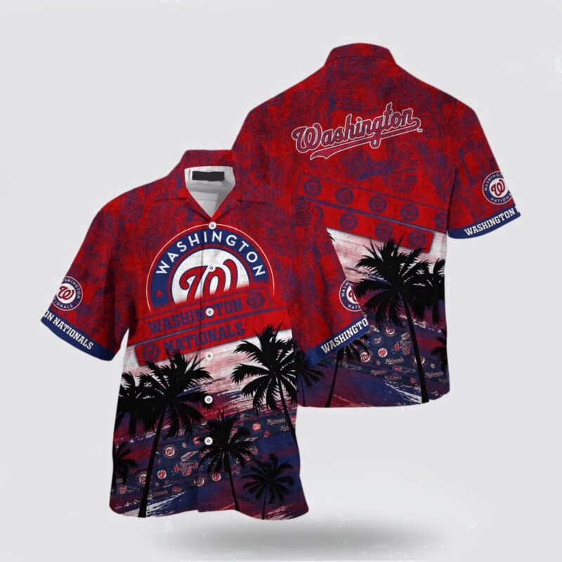 MLB Washington Nationals Hawaiian Shirt Tropical Elegance Upgrade Your Wardrobe For Fans