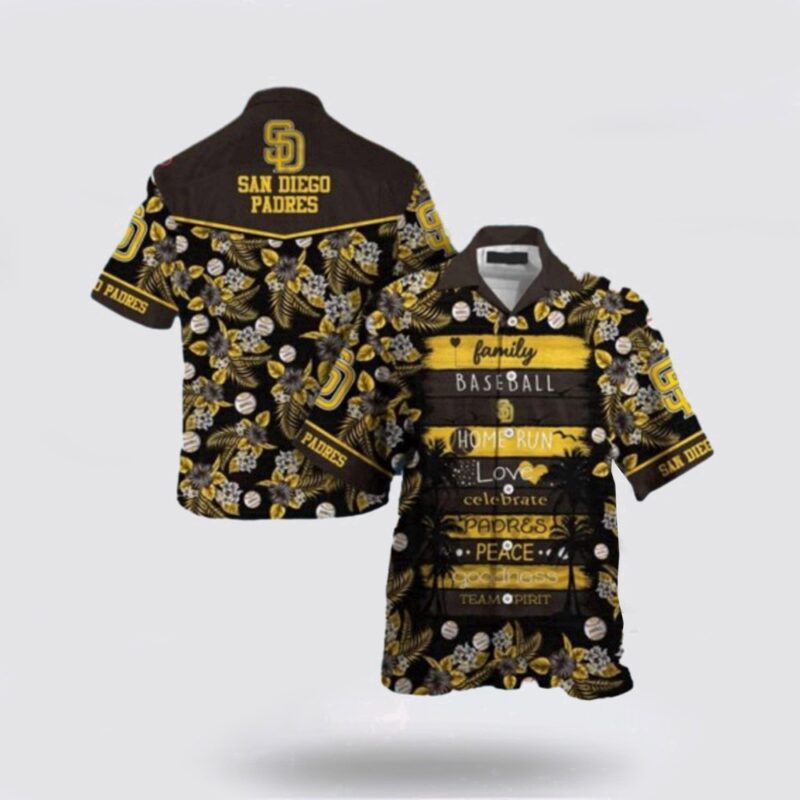 MLB san diego padres Hawaiian Shirt Escape To Paradise Your Ultimate Tropical Fashion Experience For Fans