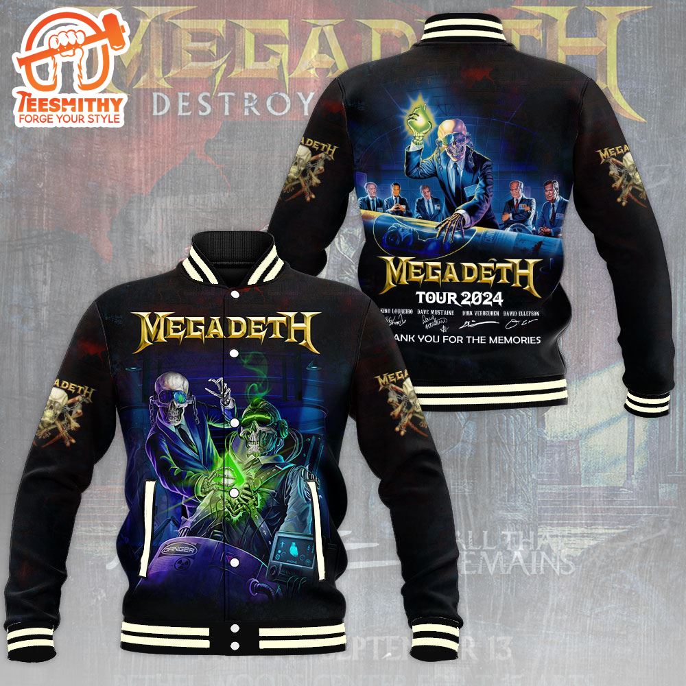 Megadeth Band Varsity Jacket Gift Christmas For Fans