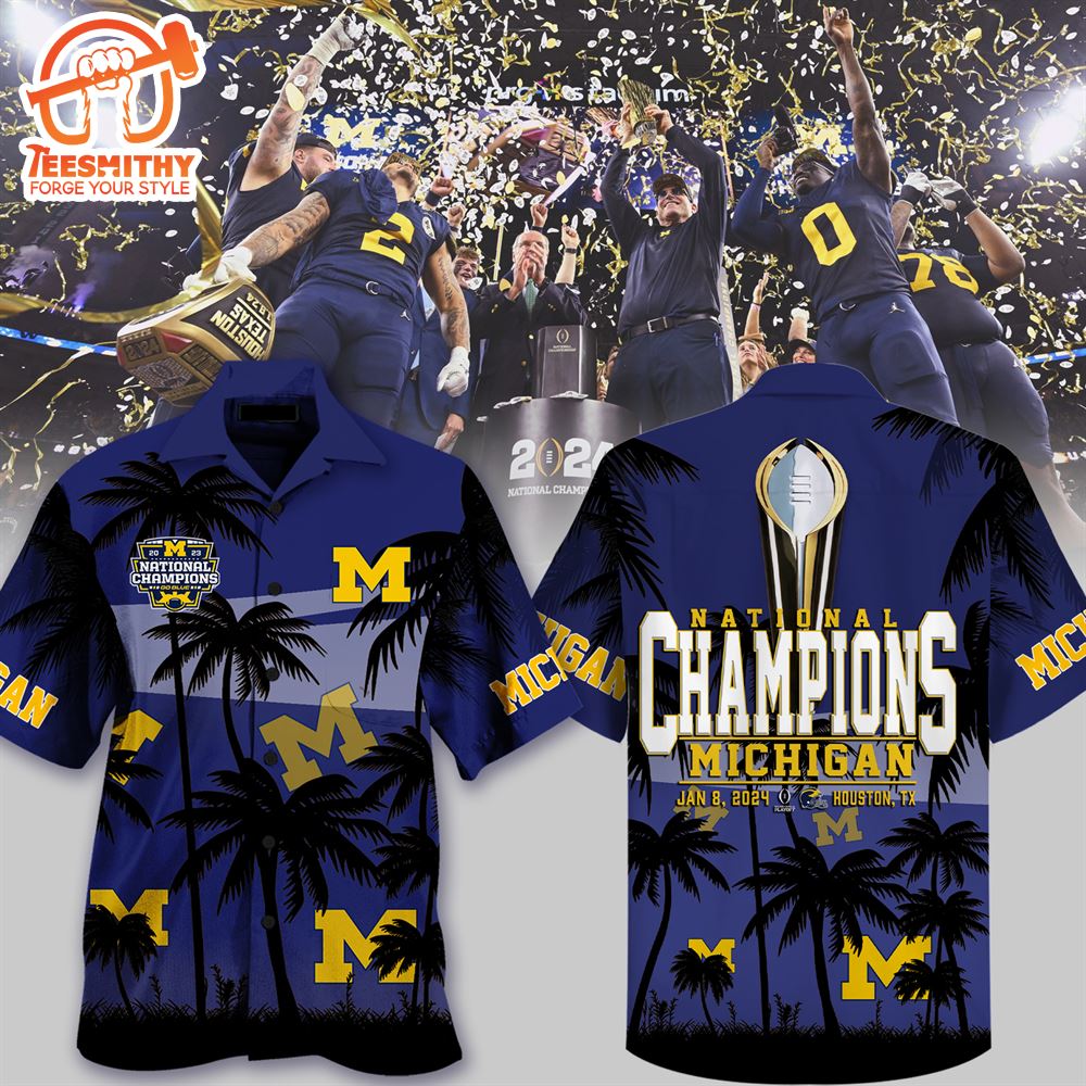 Michigan Wolverines Football National Championship Hawaiian Shirt