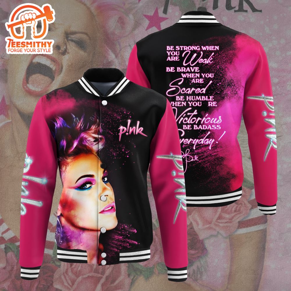 P!nk Gift For Fans Baseball Jaceket