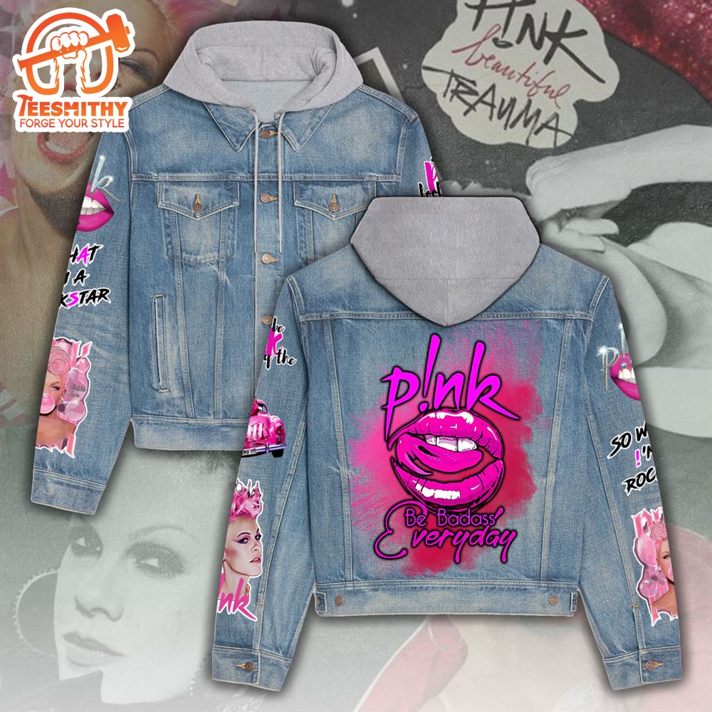 P!nk Merry Christmas 3D Hood Jacket For Women