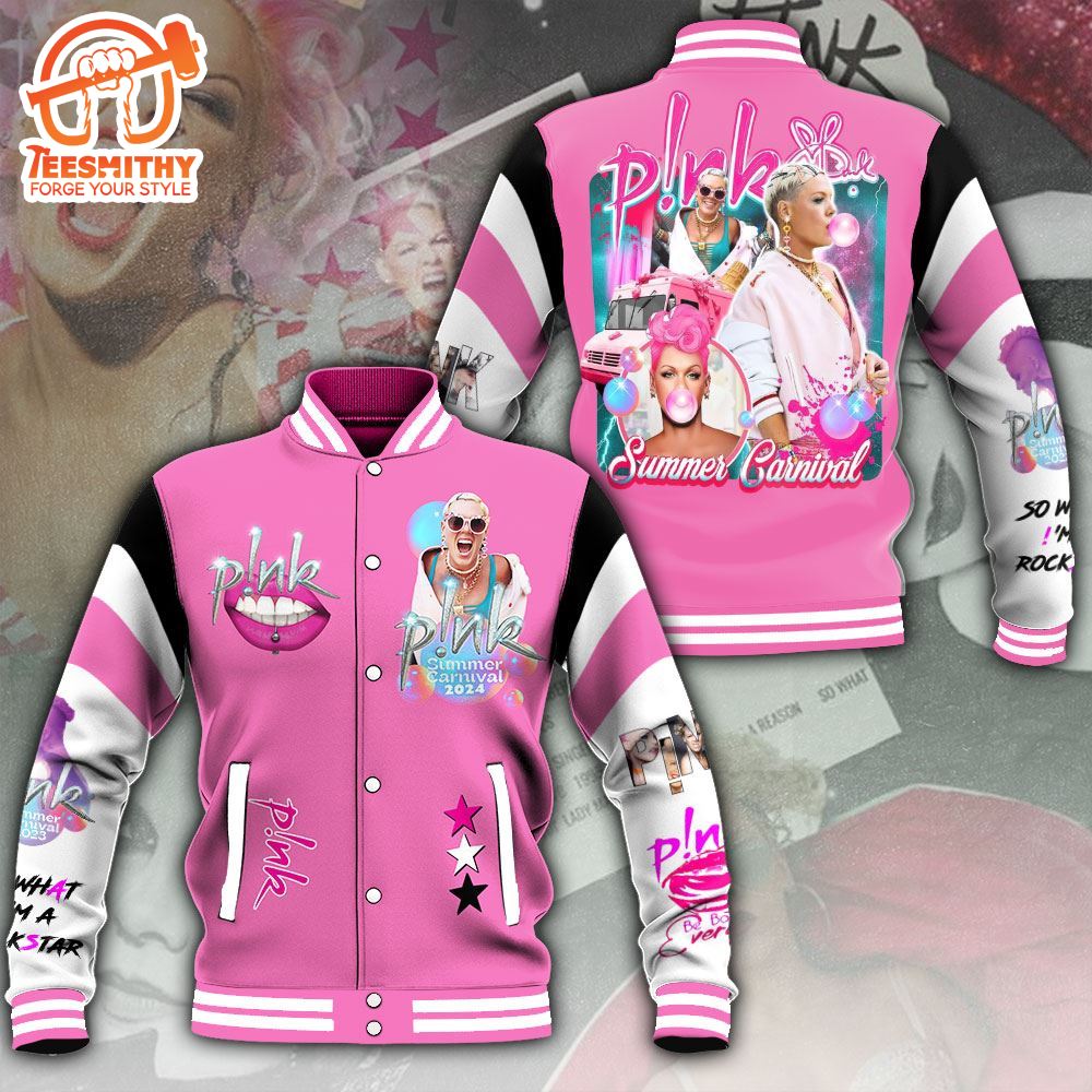 P!nk Varsity Jacket Christmas For Fans