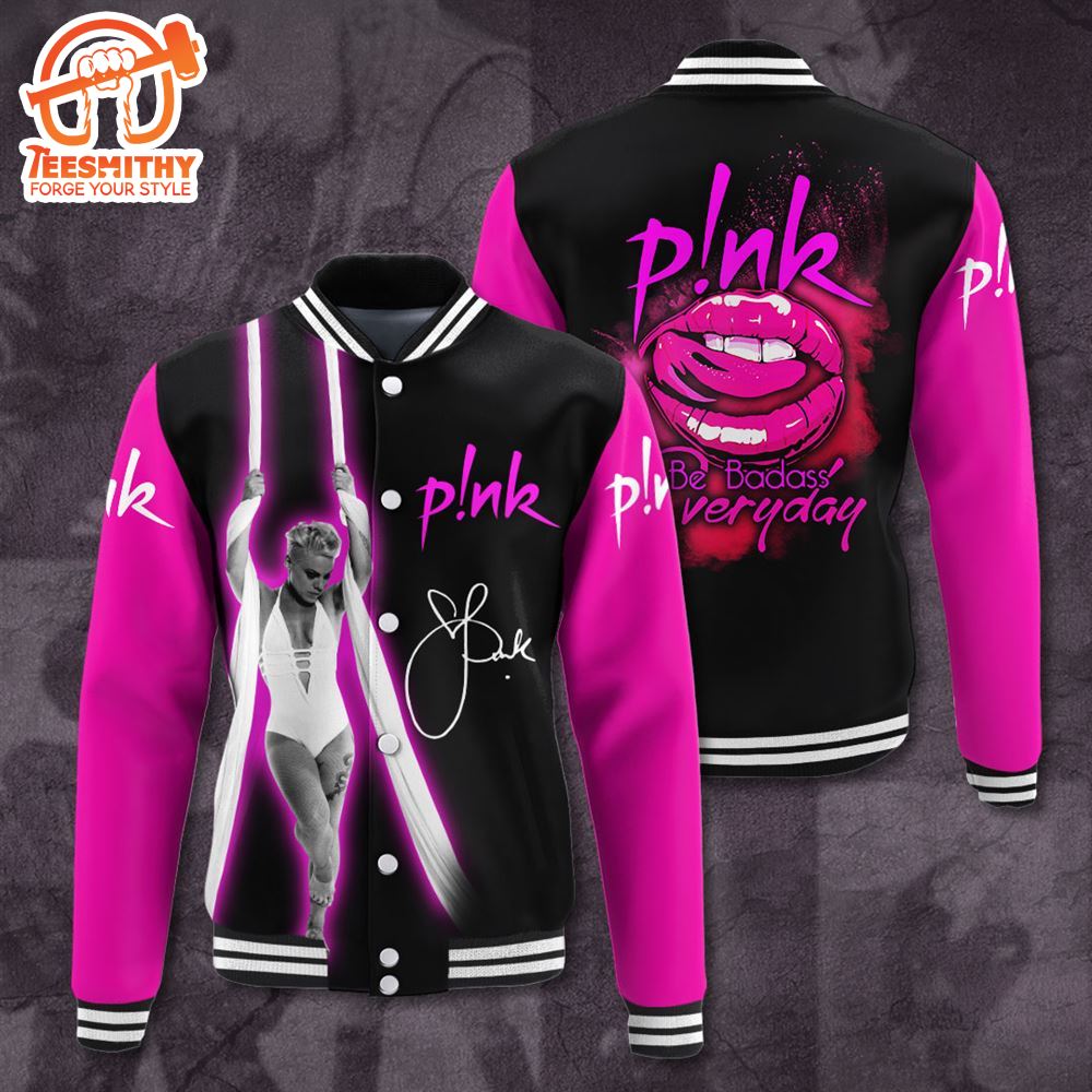 P!nk Varsity Jacket For Fans