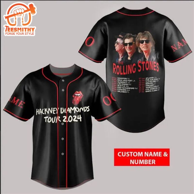 Personalized The New Rolling Stones Hackney Tour 2024 Printed Shirt