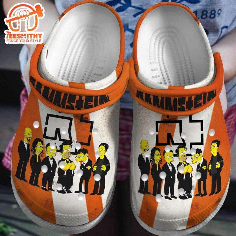 Rammstein Music Crocs Crocband Clogs Shoes Comfortable For Men Women and Kids