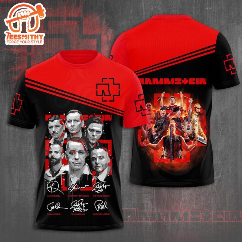 Rammstein Europe Stadium Tour 2024 T-Shirt 3D