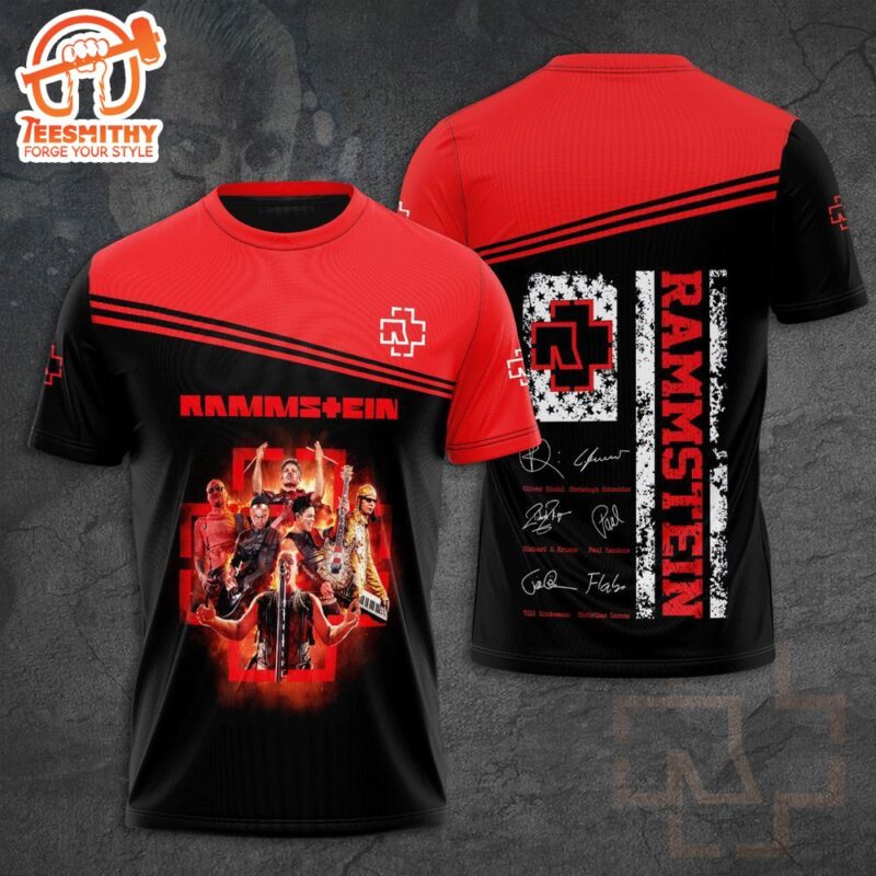Rammstein Signature Tour 2024 3D T-shirt