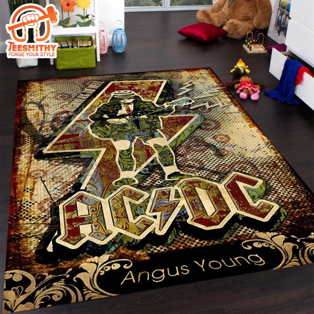 AC DC Rug, Music Band Rug, ACDC Street Music Band