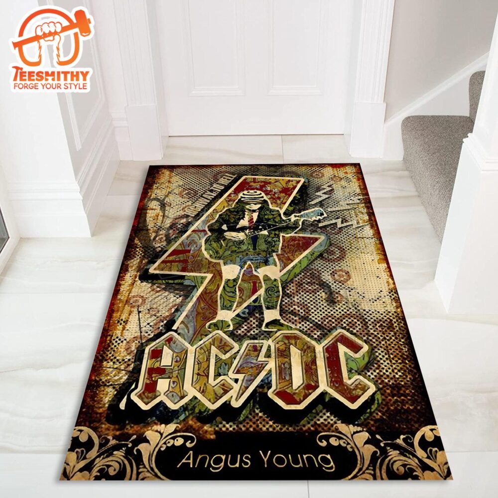 AC DC Rug, Music Band Rug, ACDC Street Music Band