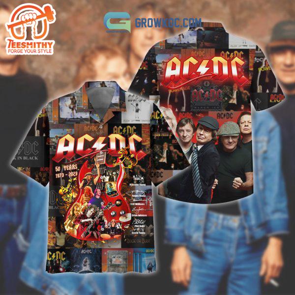 ACDC 50 Years 1973 2023 Memories Hawaiian Shirt