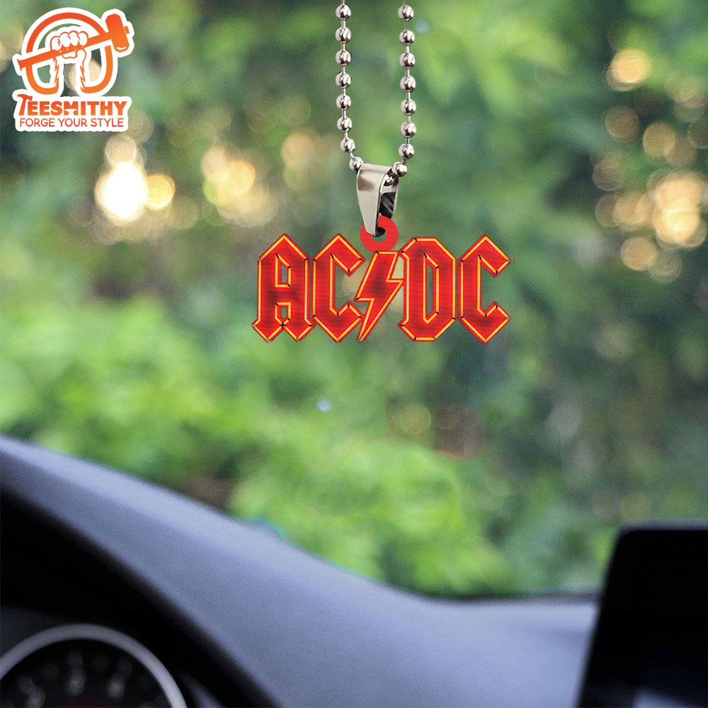 ACDC Acrylic Car Ornament Gift Xmas