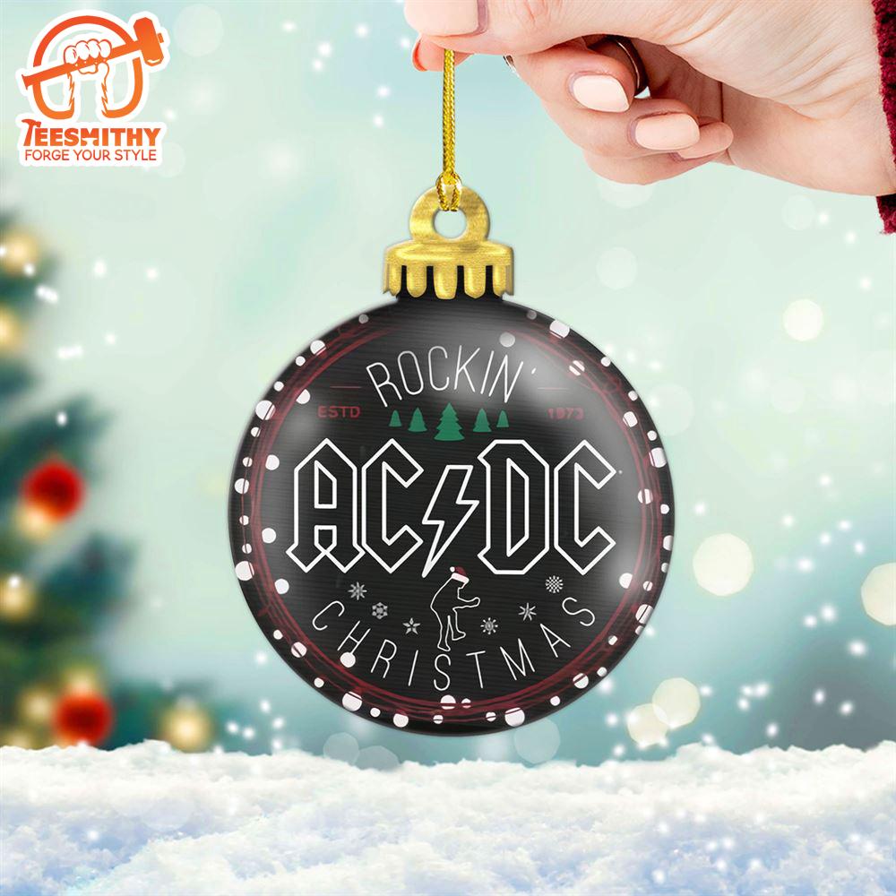 ACDC Acrylic Ornament, Christmas Ornament