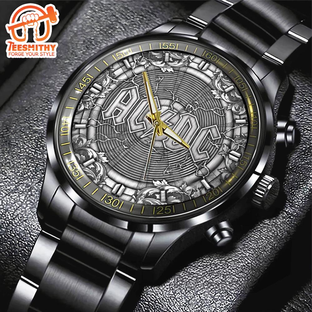 ACDC Black Stainless Steel Watch V3