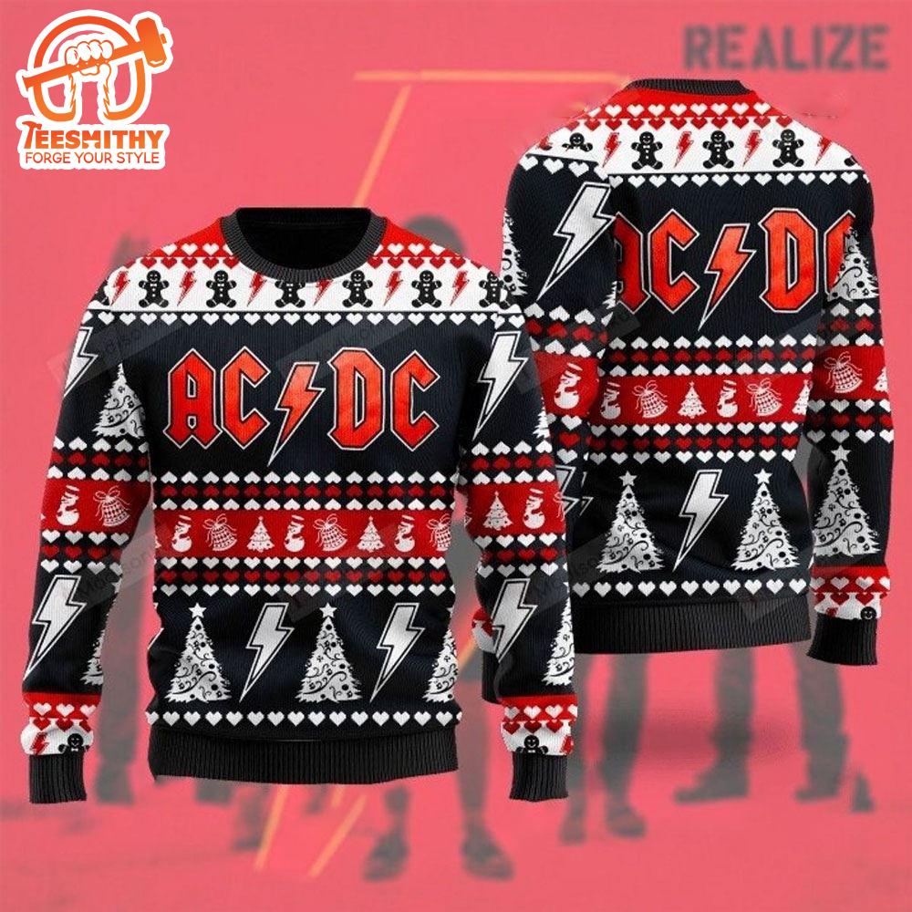 Acdc Canon Ugly Sweater Christmas Gift For Men And Women