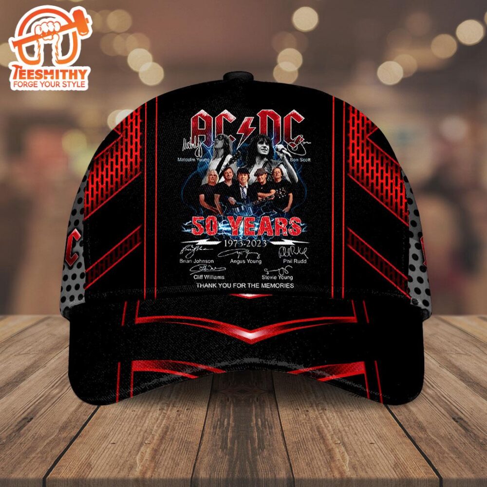 ACDC Classic Cap – 50 Years 1973 – 2023 Thank You For The Memories