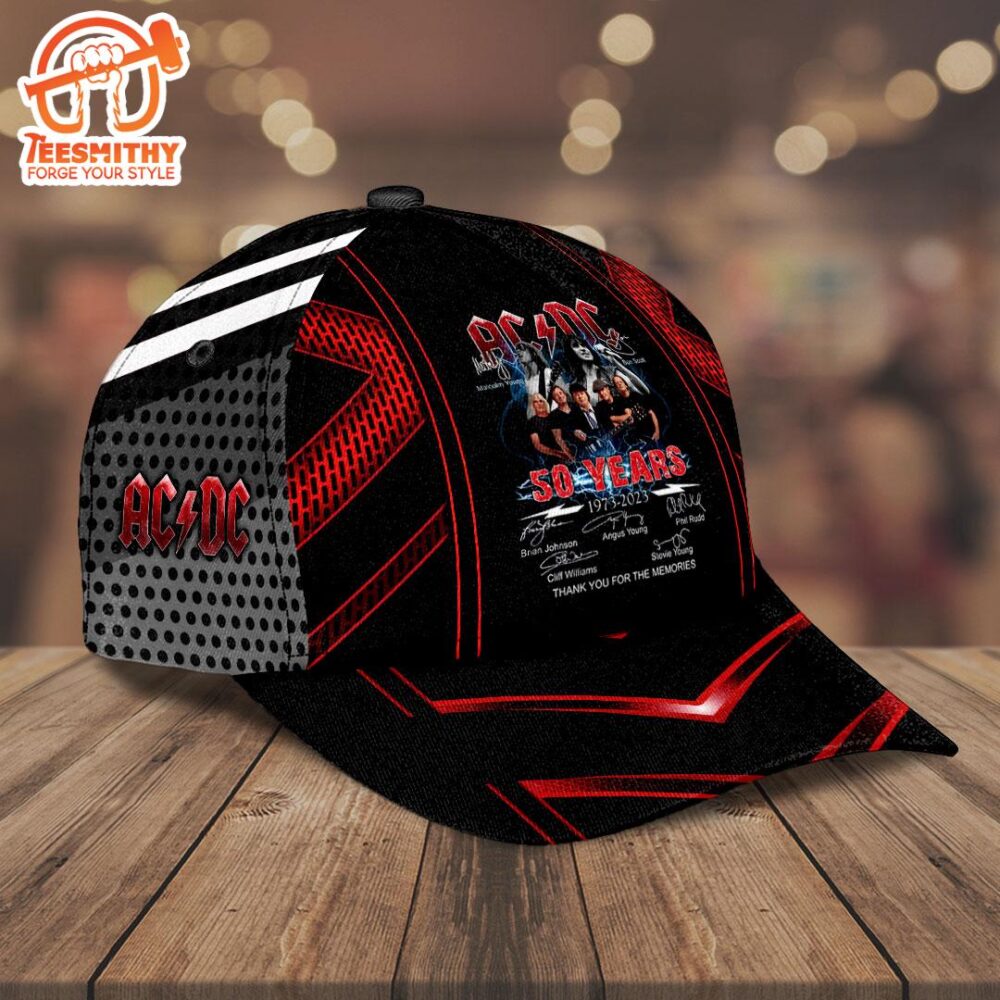 ACDC Classic Cap – 50 Years 1973 – 2023 Thank You For The Memories