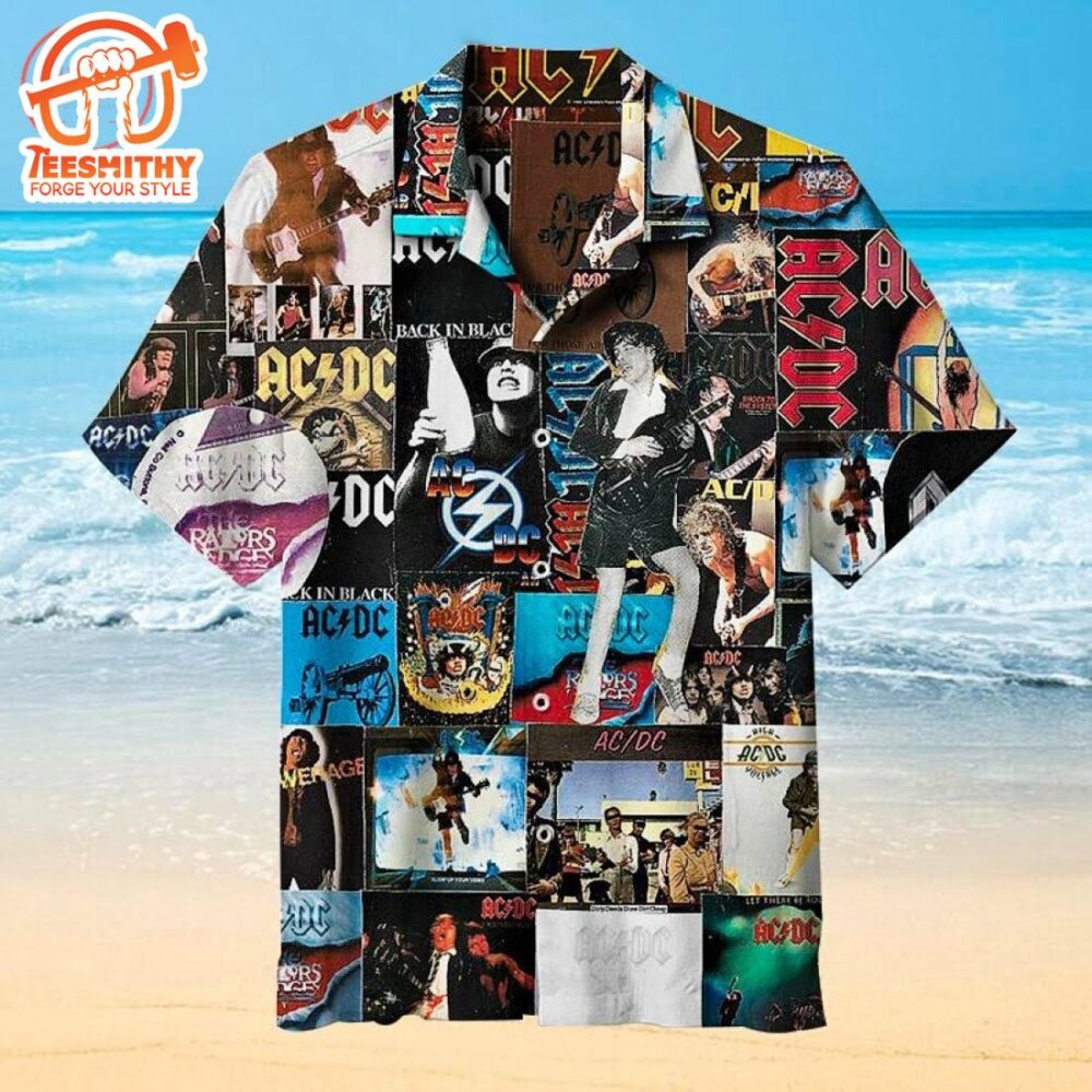 AcDc Collage Hawaiian Shirt