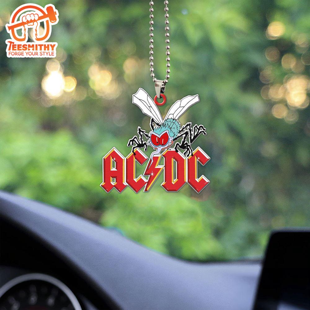 ACDC Custom Shape 1-sided Acrylic Car Ornament Gift For Xmas