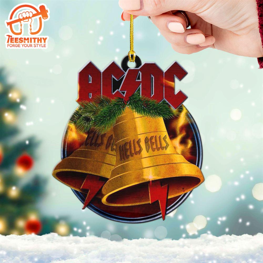 ACDC Custom Shape 1-sided Acrylic Ornament Gift For Xmas