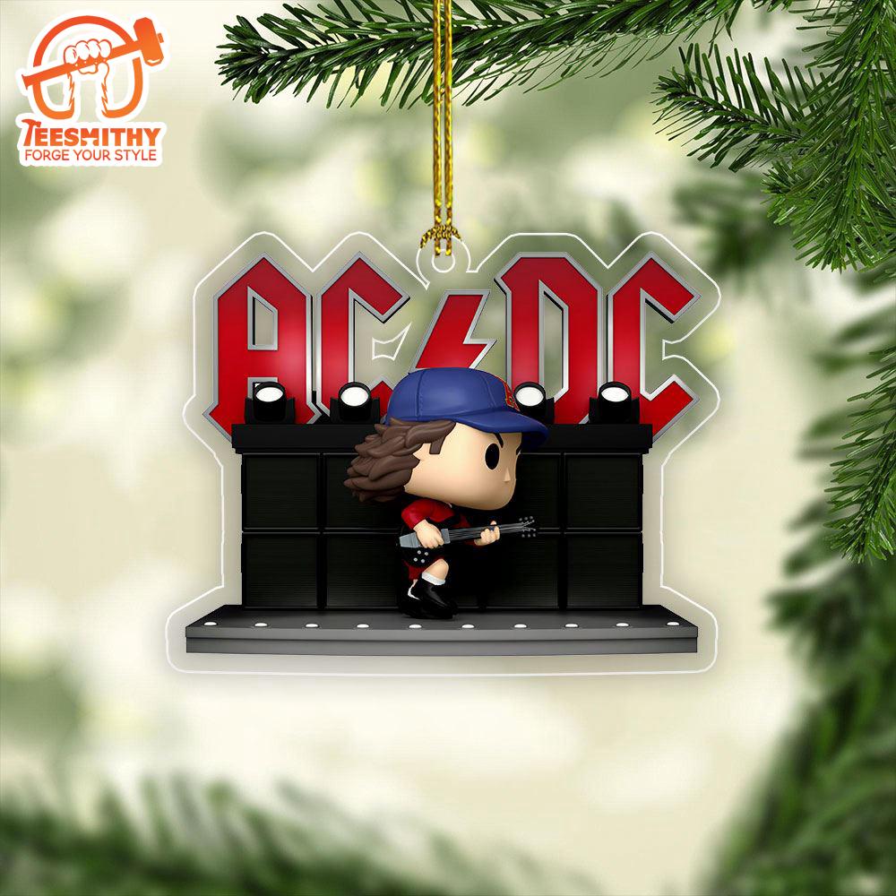 ACDC Custom Shape Clear 1-sided Acrylic Ornament