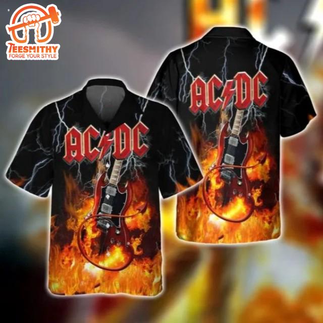 ACDC ‘Electric Flames’ Hawaiian Shirt