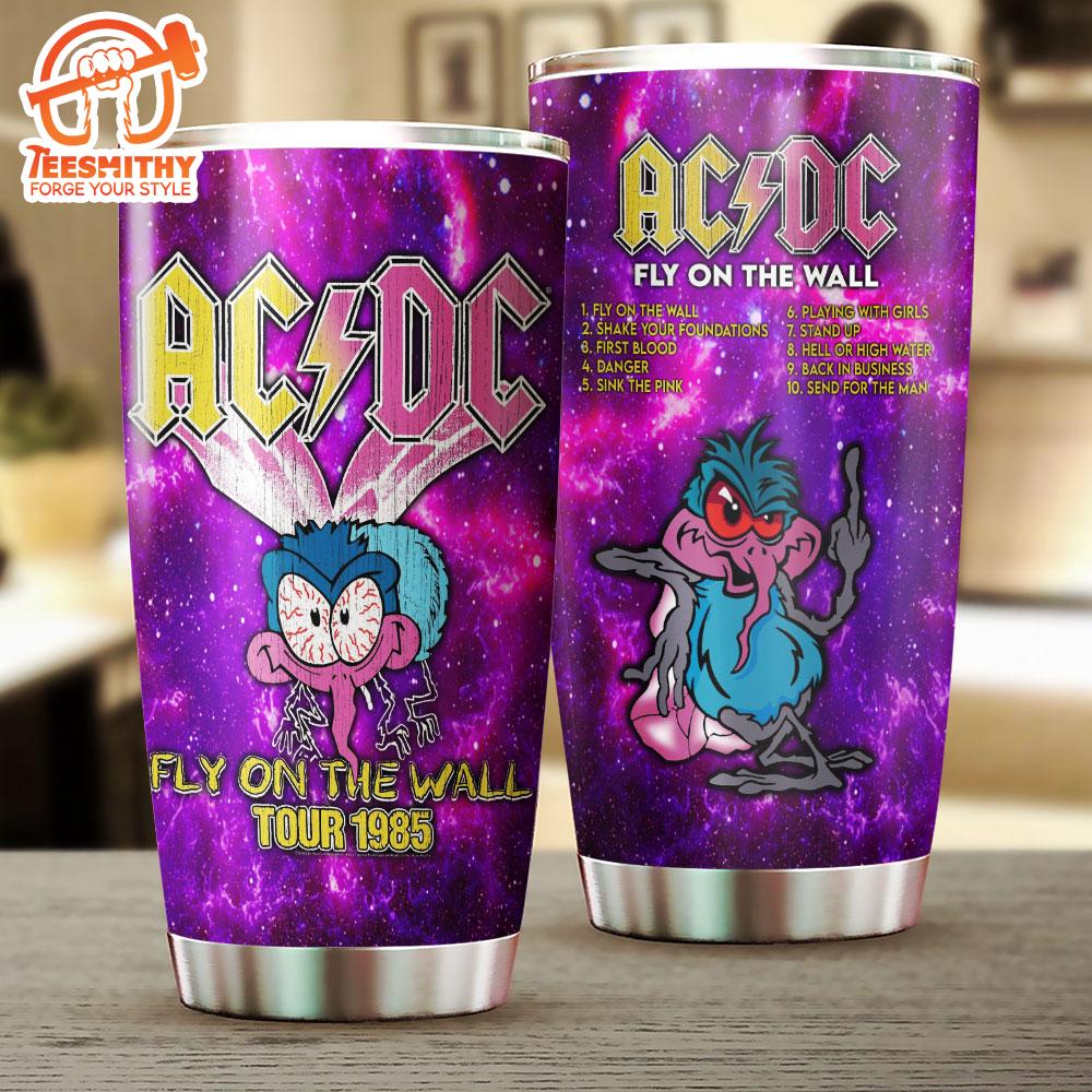 ACDC Fly On The Wall Tour 1985 Tumbler Cup