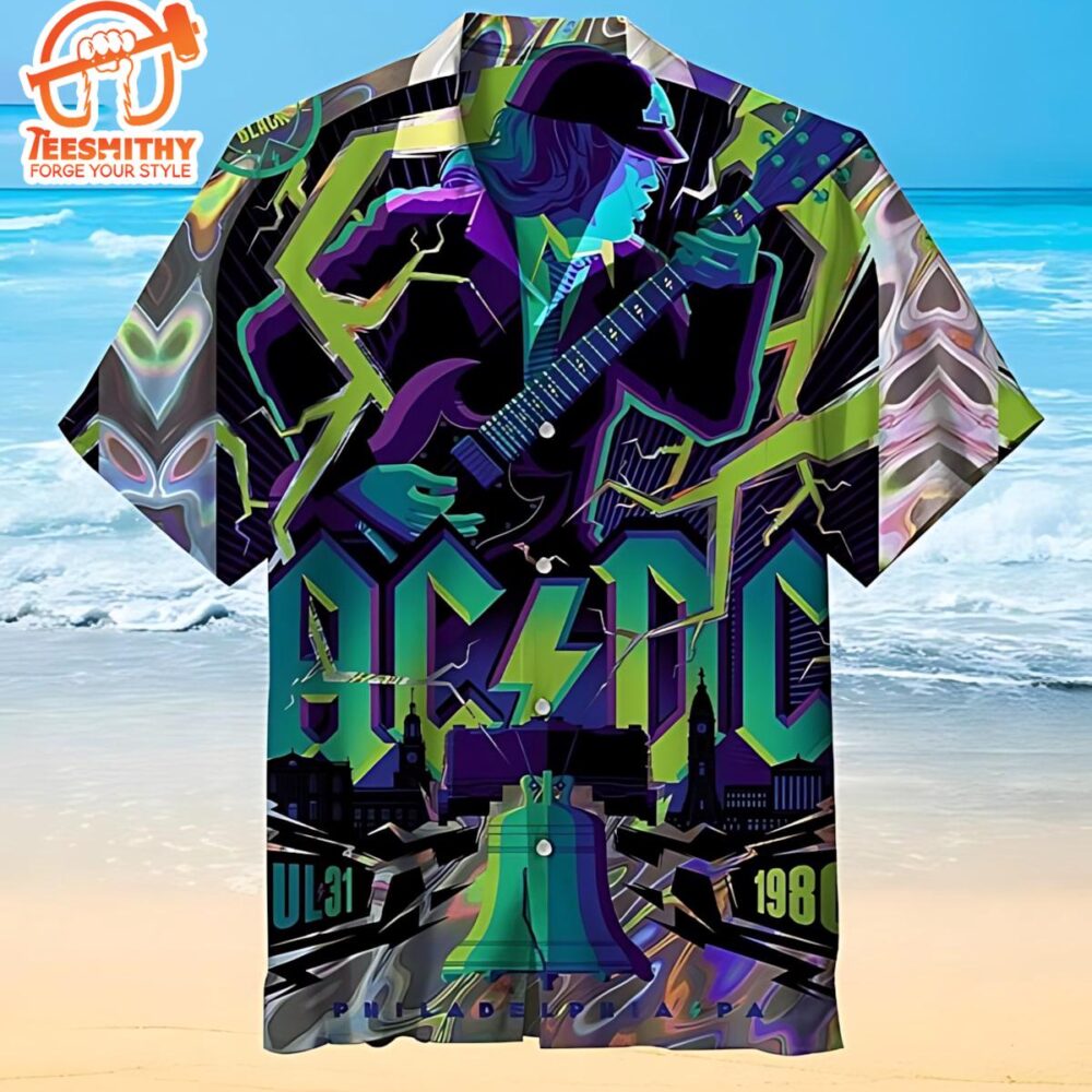 ACDC For Those About To Rock Hawaiian Shirt