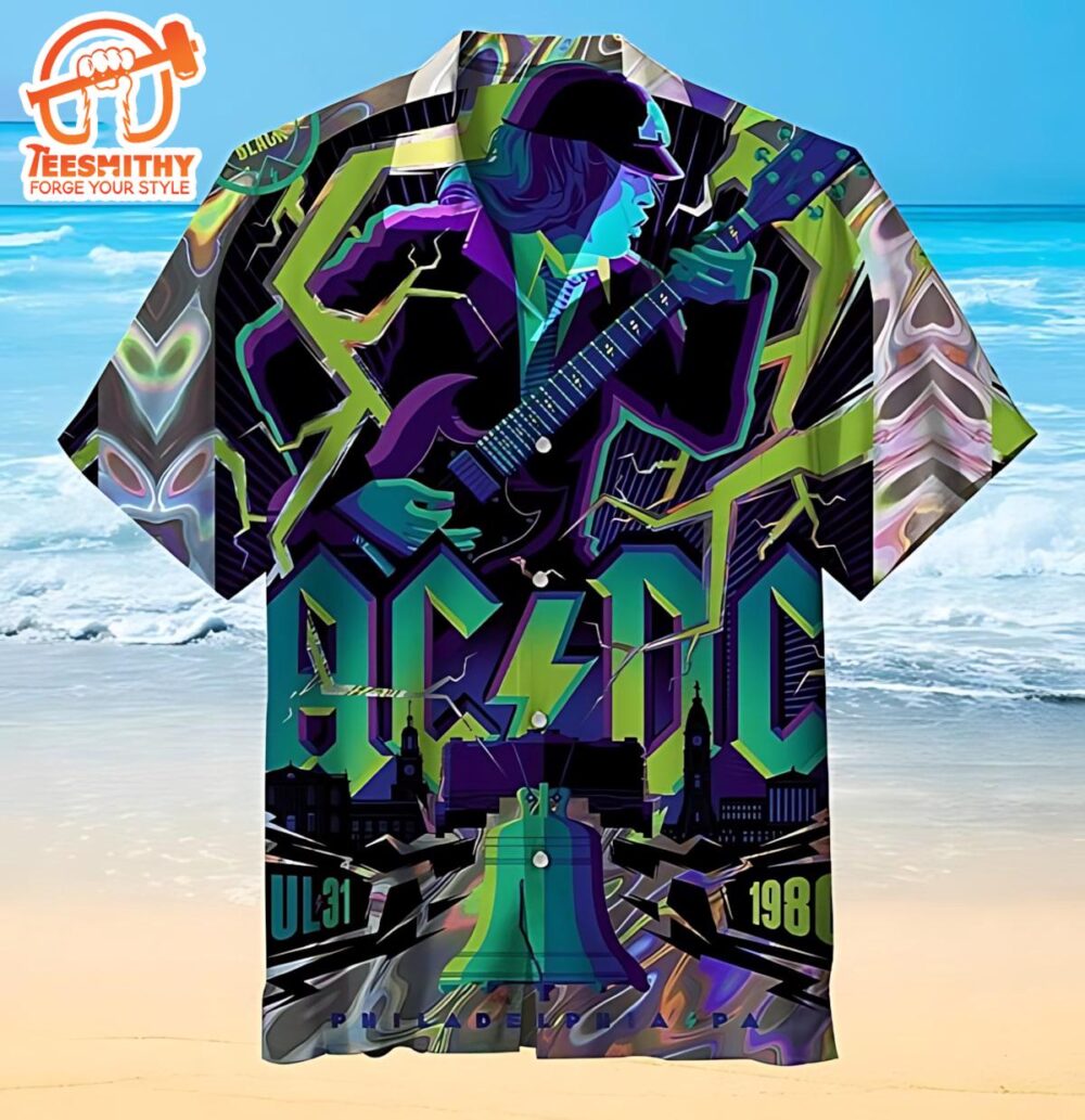 ACDC For Those About To Rock Hawaiian Shirt