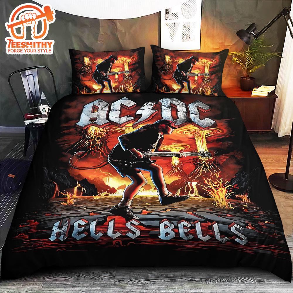 ACDC Hells Bells Poster Bedding set