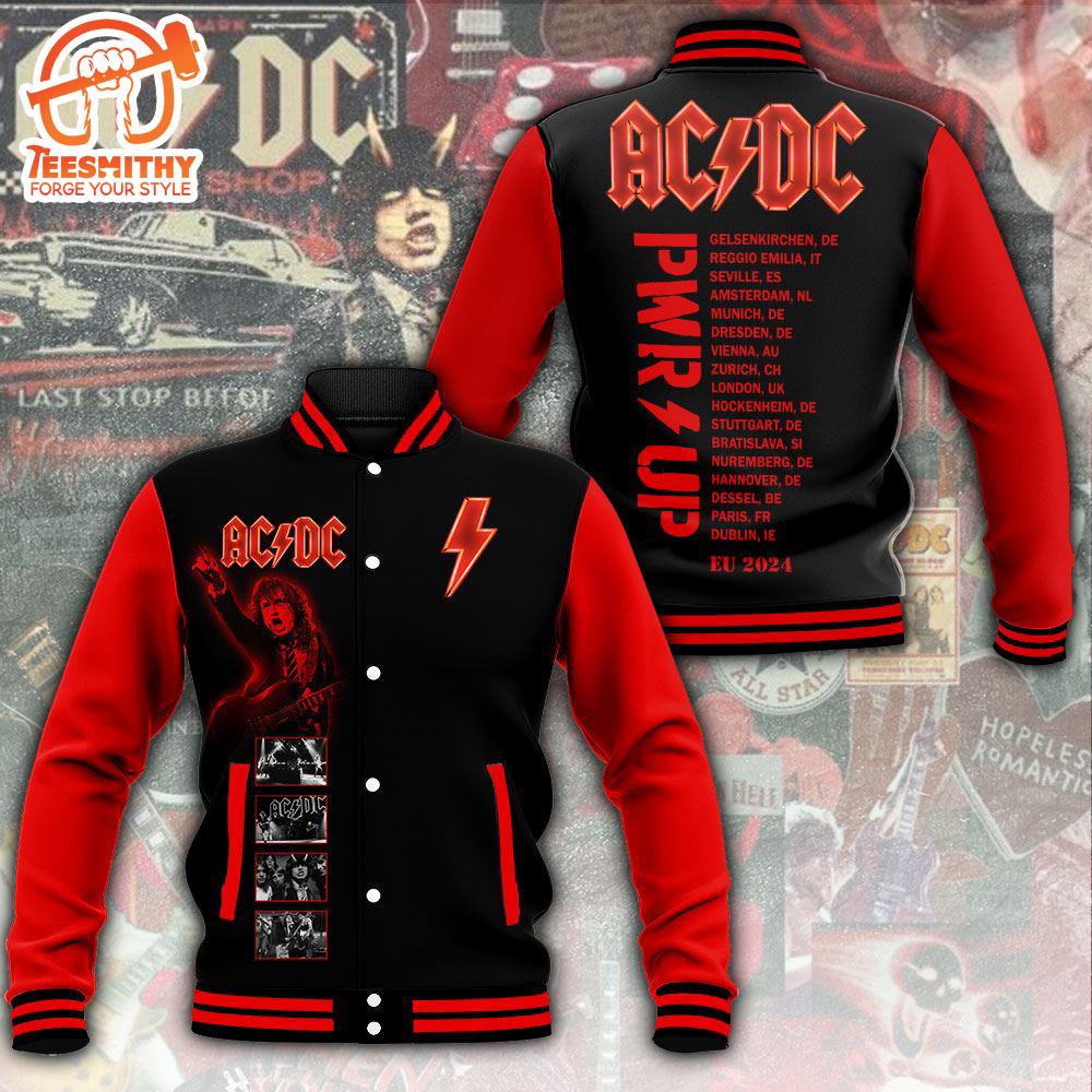 ACDC High Voltage Personalized Baseball Jacket