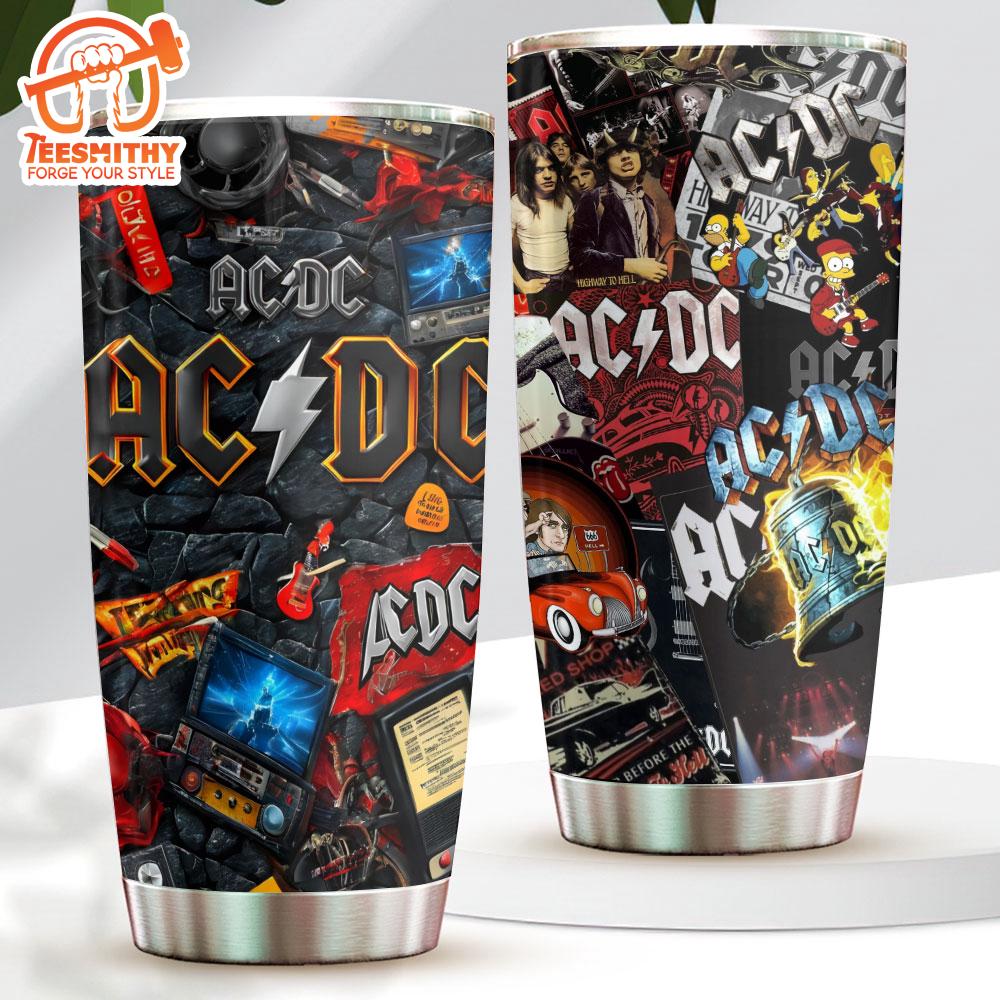 ACDC Highway To Hell Poster Tumbler Cup