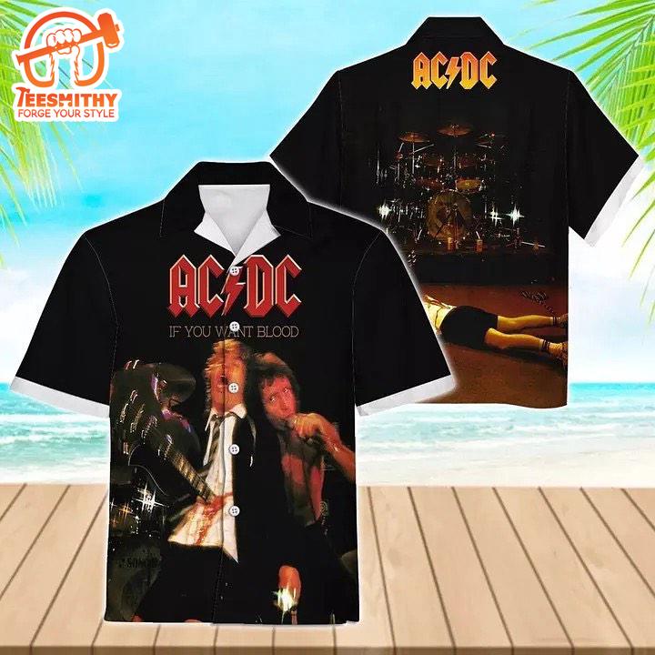 ACDC If You Want Blood Live Hawaiian Shirt