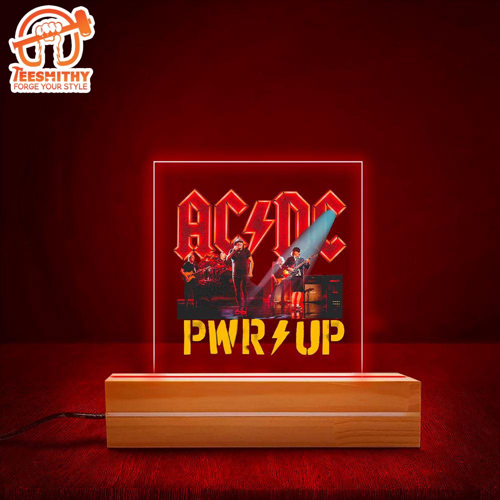 Acdc Led Light With Wooden Base Gift Christmas