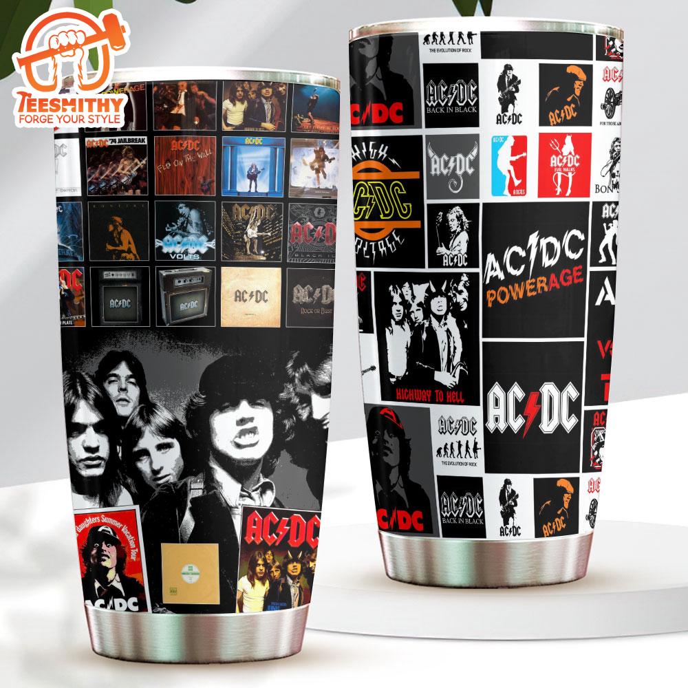 ACDC Logo All Albums Tumbler Cup