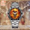 ACDC Logo Skull On Fire Alloy Quartz Watch