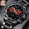 ACDC Members Sign Black Stainless Steel Watch