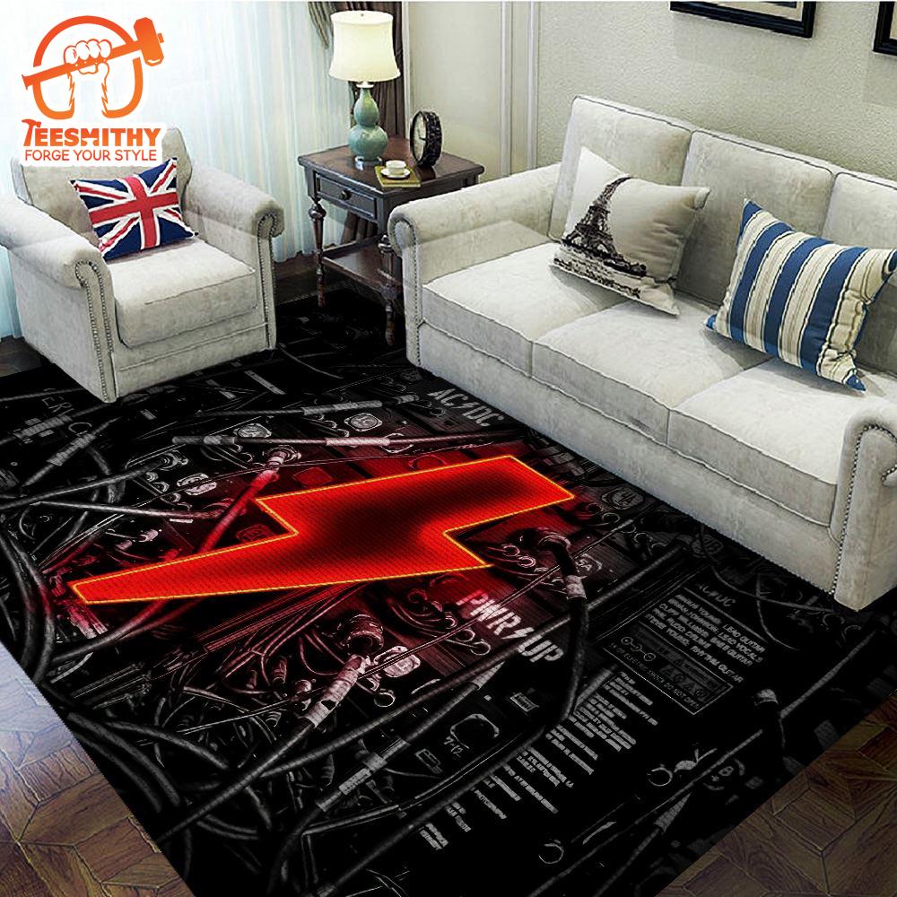 ACDC Merry Christmas Custom Rug Carpet