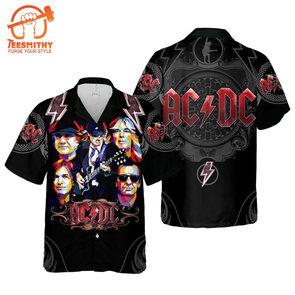 ACDC Pop Art Legends Hawaiian Shirt