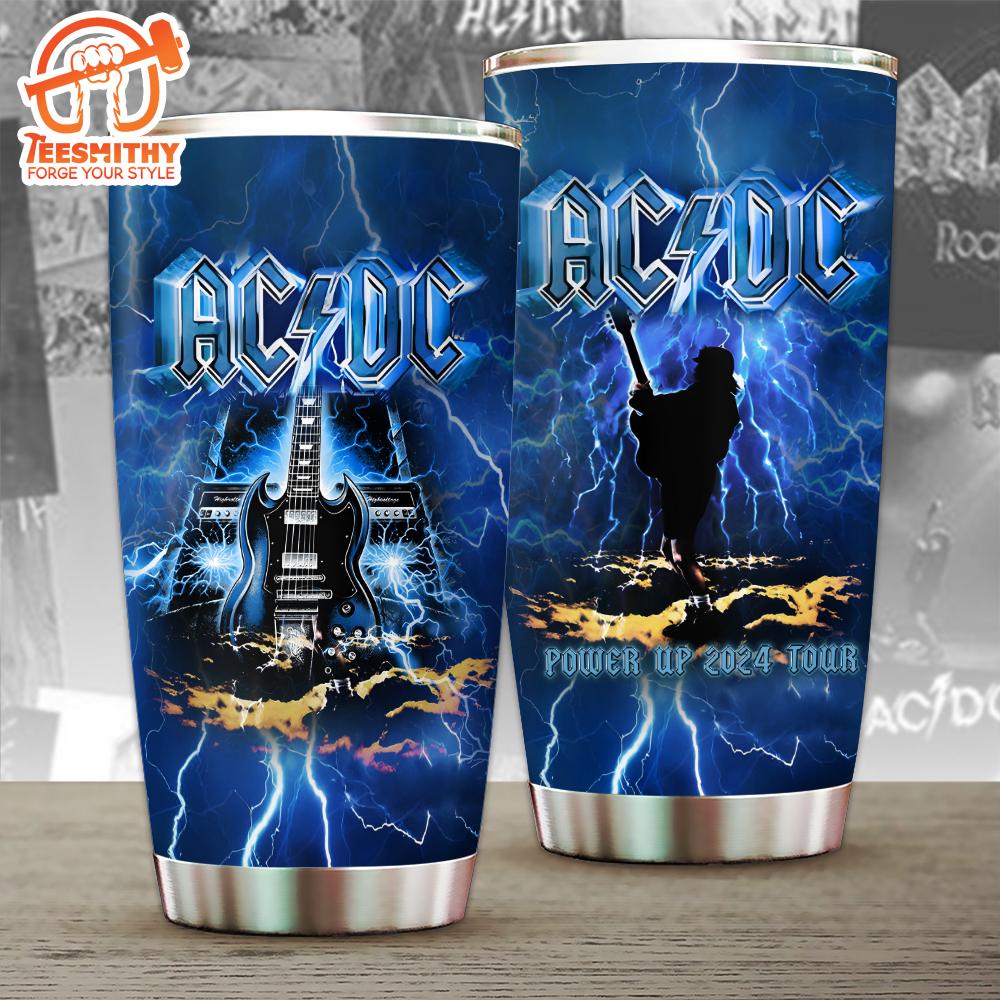 ACDC Power Up Tour 2024 Poster Tumbler Cup