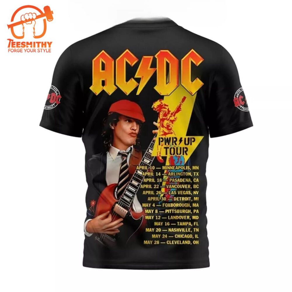 ACDC Power Up Tour 2025 Limited Edition Shirt