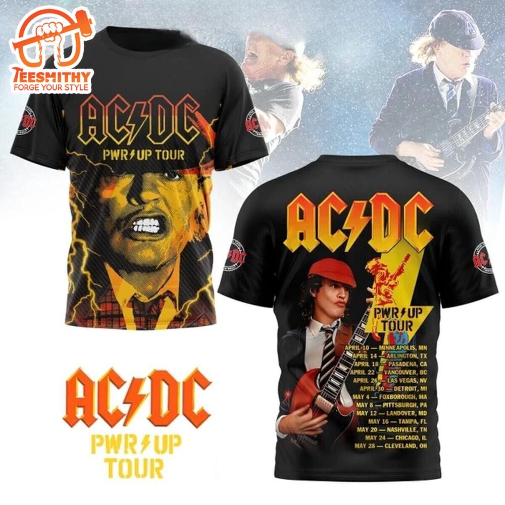 ACDC Power Up Tour 2025 Limited Edition Shirt