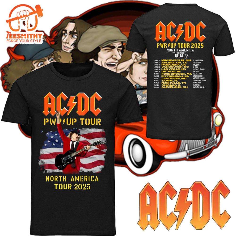 ACDC PWR UP Tour North America 2025 T-shirt